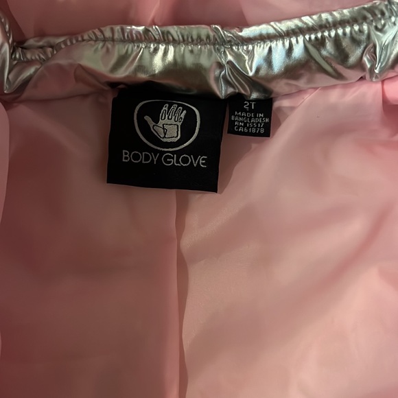 Toddler Body Glove Metallic Winter Puffer Jacket for Cold Weather Girls 2T - Picture 12 of 12